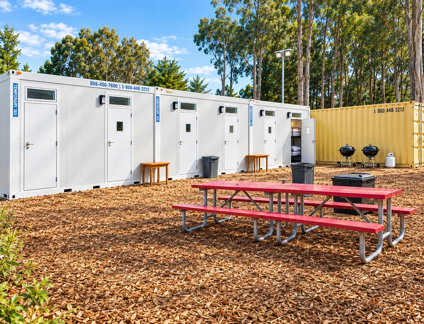 20ft portable accommodation unit base camp