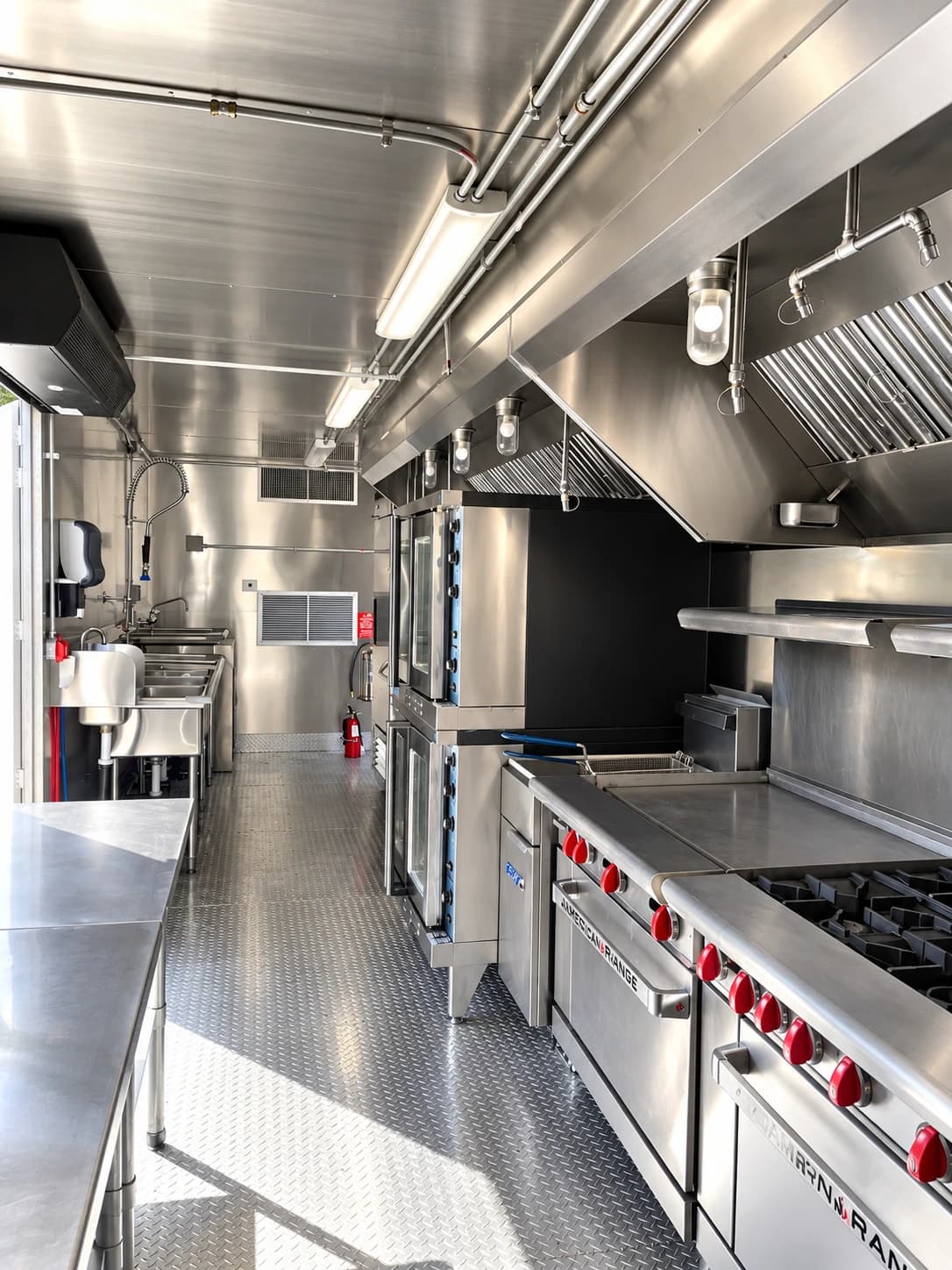 commercial kitchen trailer cooking line ventilation