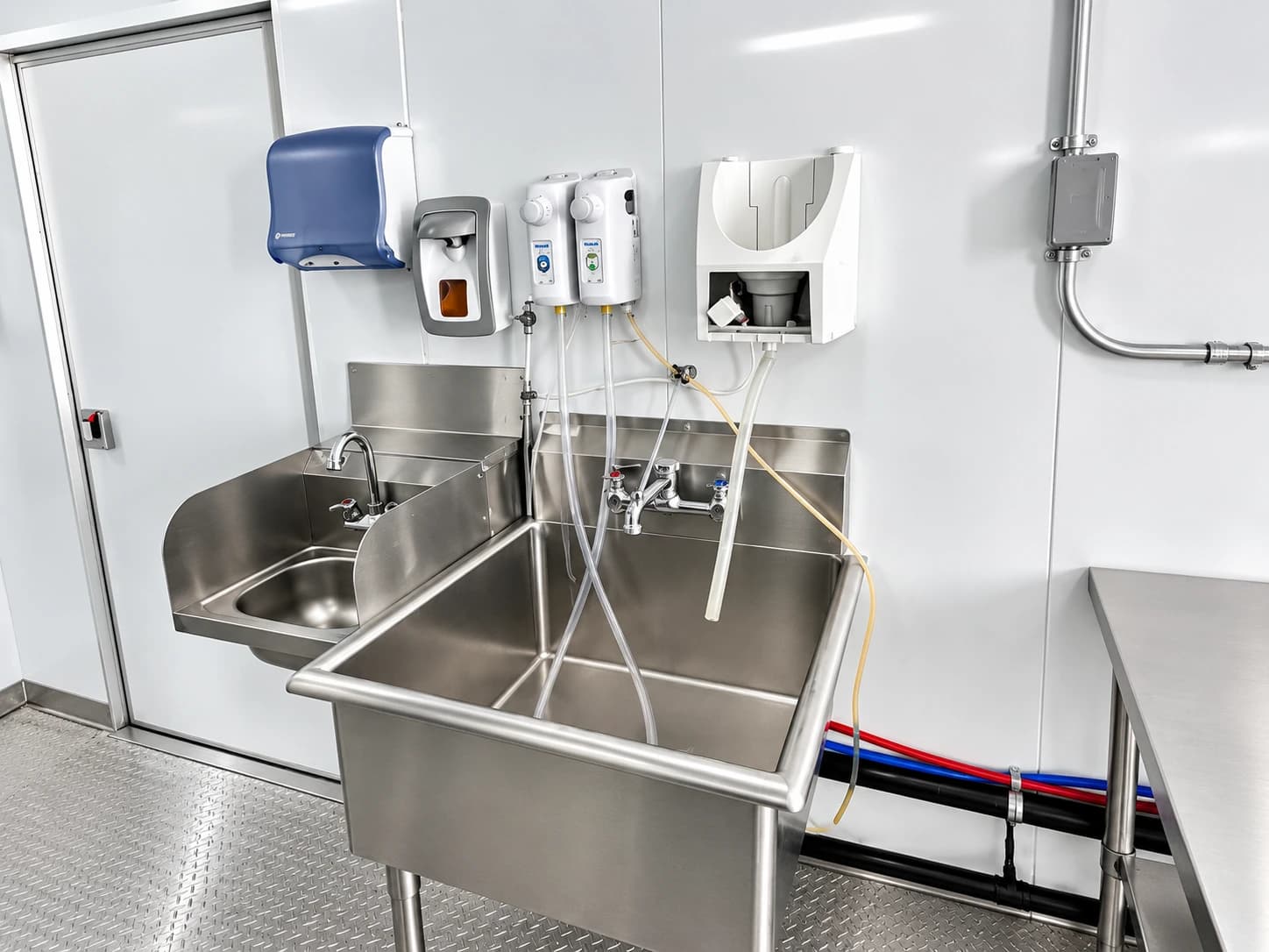 mobile dish trailer interior